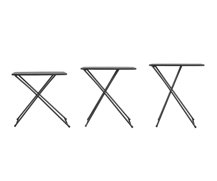 Multi-Functional, Adjustable, Personal Folding Activity Table - Black - 1-Pack
