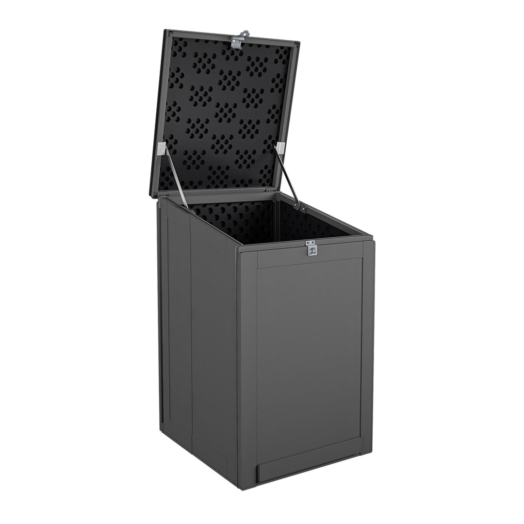 Lockable Storage and Delivery Box 6.3 cubic feet -  Black / grey