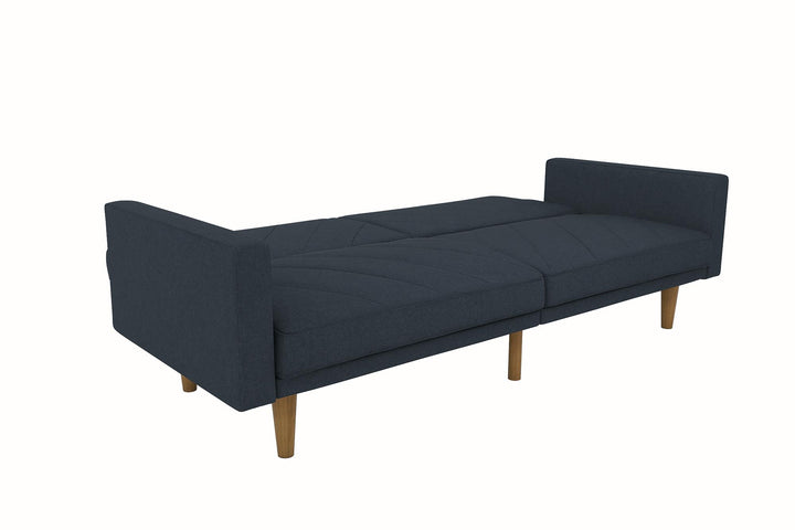small futon couch - Navy