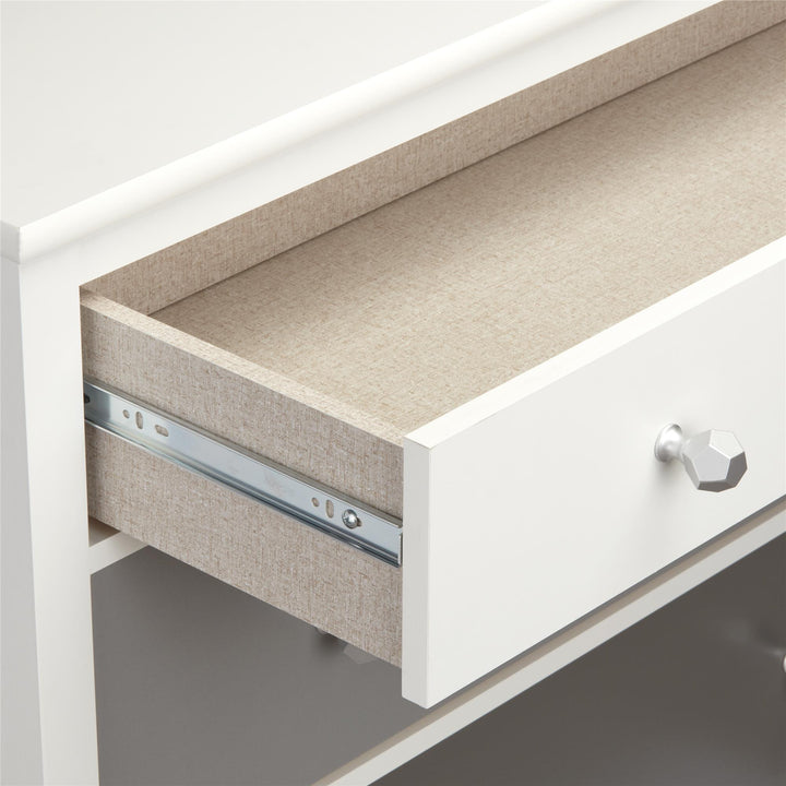 Organized storage with 6 drawer dresser -  Gray