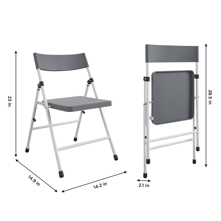 Durable kids table chair set -  Gray