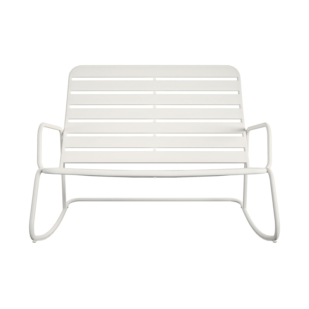Poolside Gossip Roberta loveseat -  White 