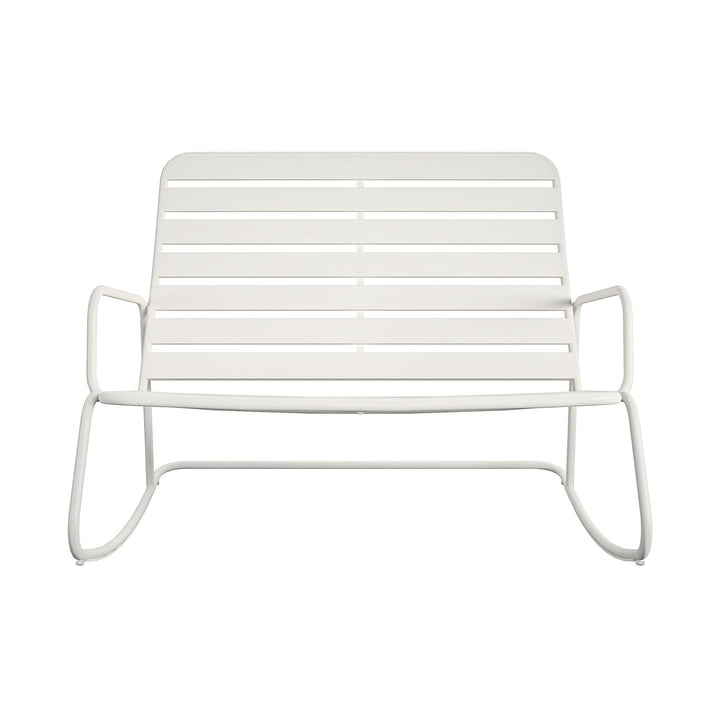 Poolside Gossip Roberta loveseat -  White 