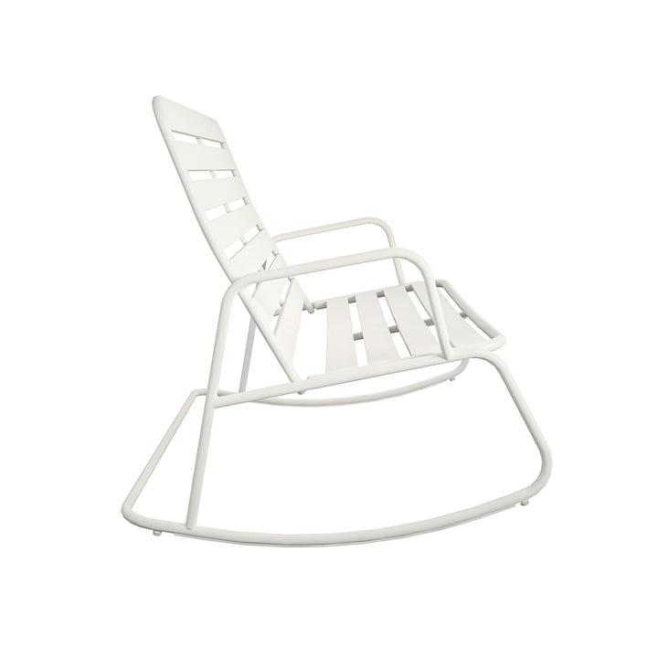 Outdoor/indoor rocker design -  White 