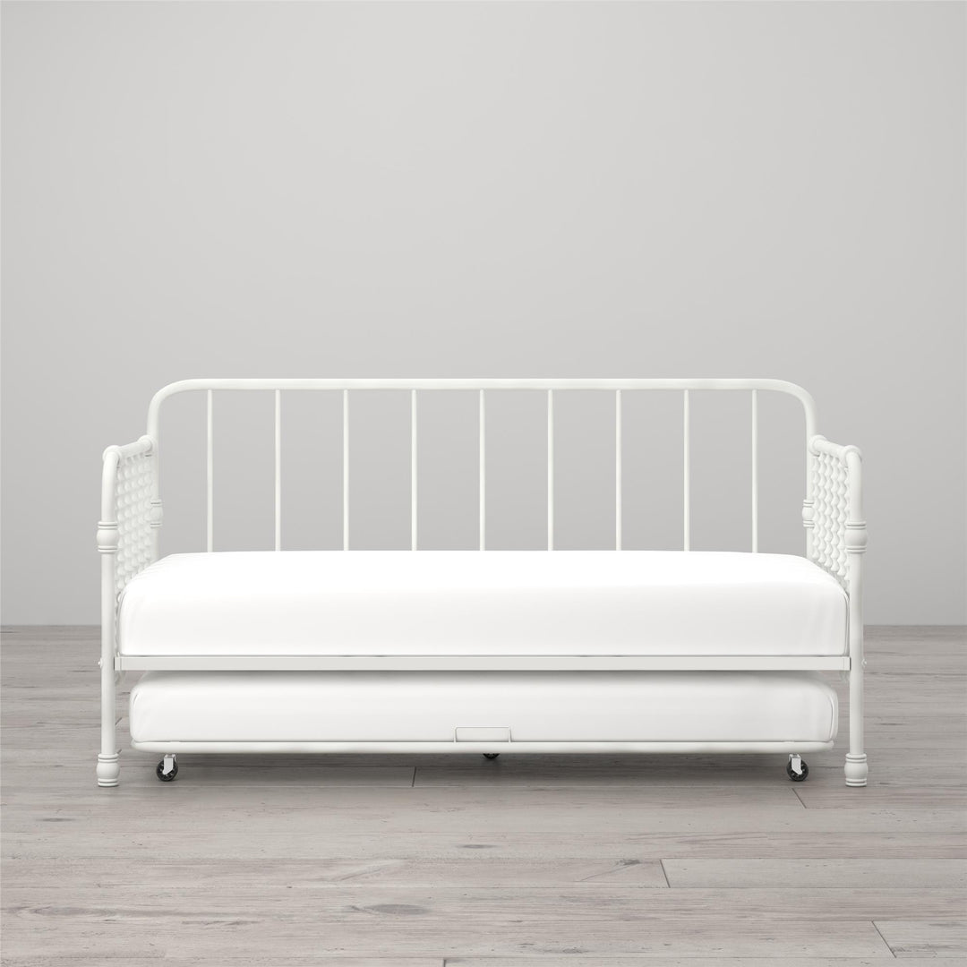 Buy Metal Daybed and Trundle Set - White - Twin
