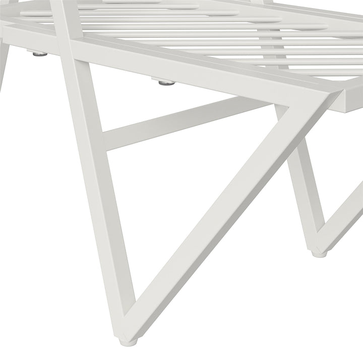 foldable metal plant stand  - White