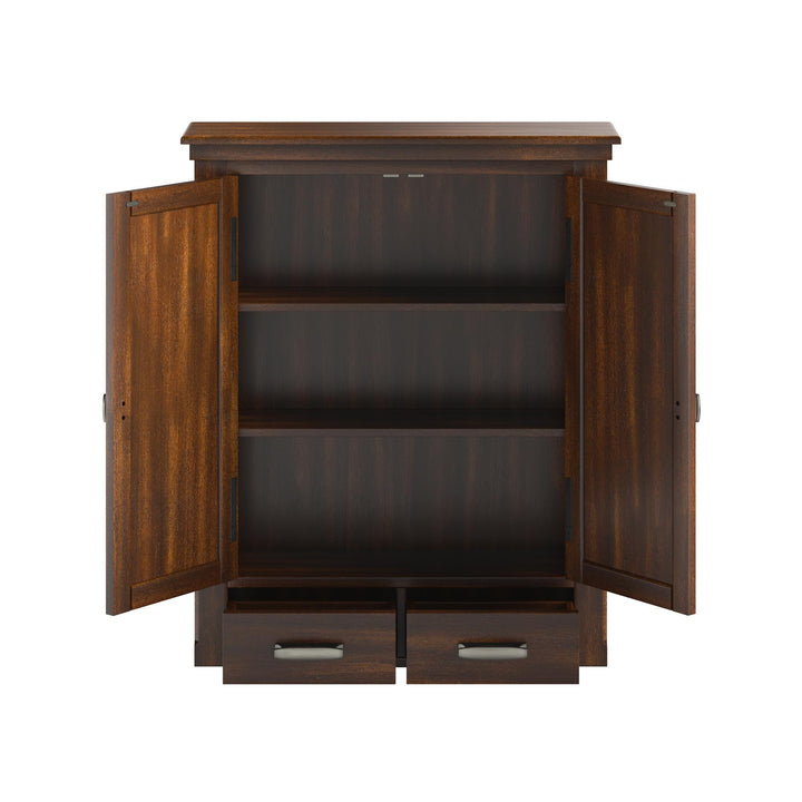 Wall cabinet for bathroom Otum -  Walnut  Brown