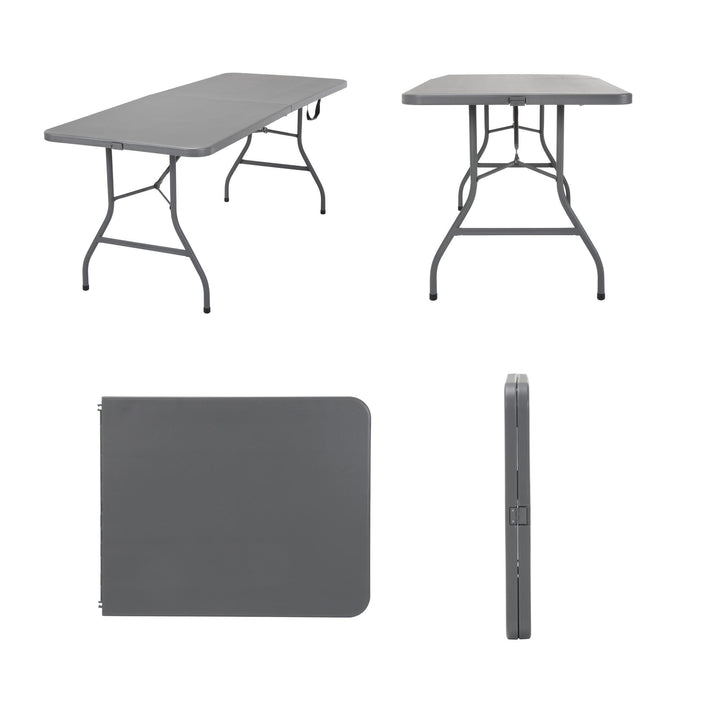 COSCO Foldable Table with Handle -  Gray 