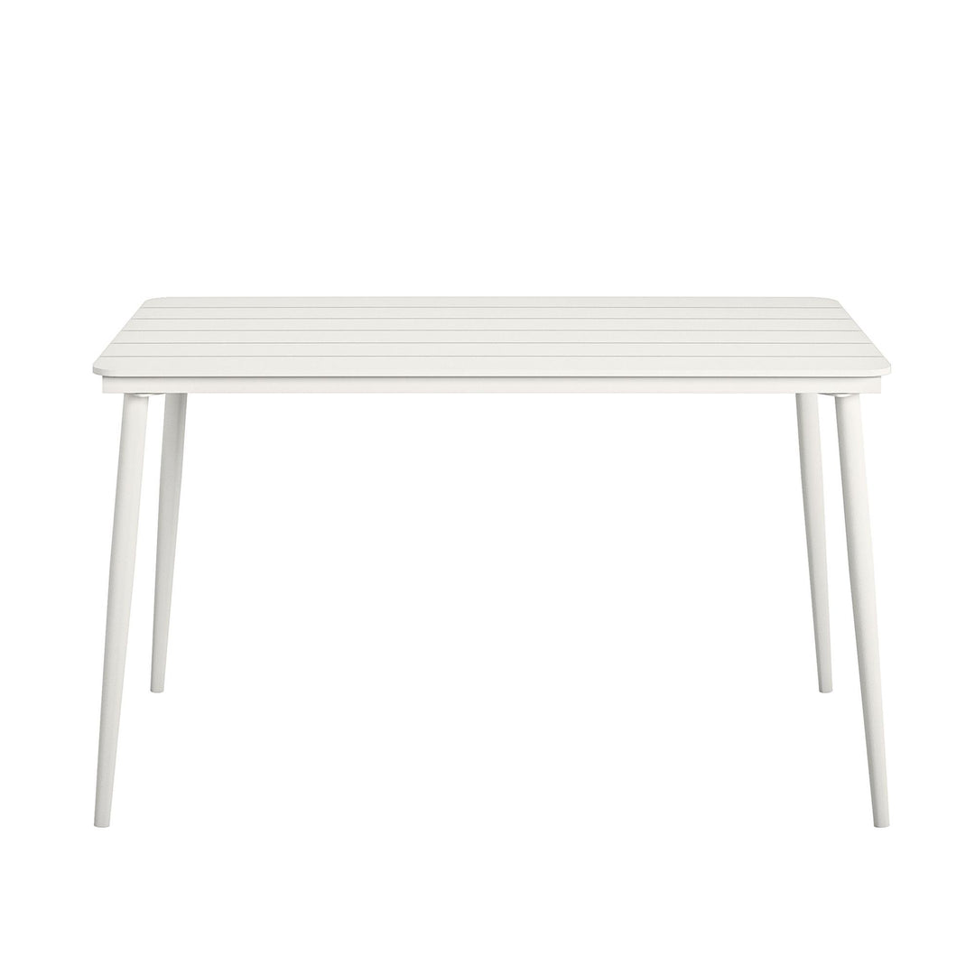  Deck table for dining - White - 1-Pack