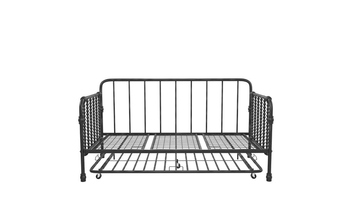 Monarch Hill Wren Metal Daybed and Trundle Set - Black - Twin