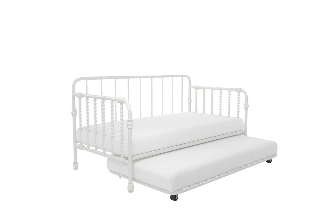 Monarch Hill Wren Metal Daybed and Trundle Set - White - Twin
