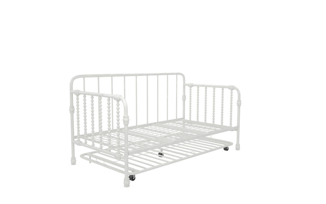 Monarch Hill Wren Metal Daybed and Trundle Set - White - Twin
