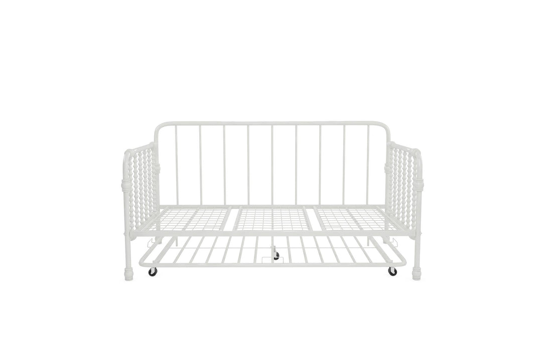 Monarch Hill Wren Metal Daybed and Trundle Set - White - Twin