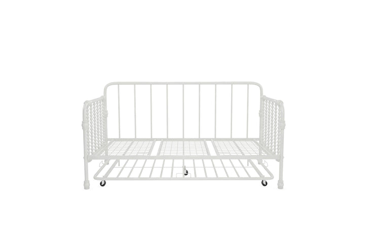 Monarch Hill Wren Metal Daybed and Trundle Set - White - Twin