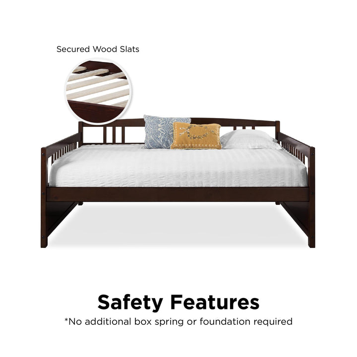 Wood Daybed Full Size Morgan -  Espresso  -  Full