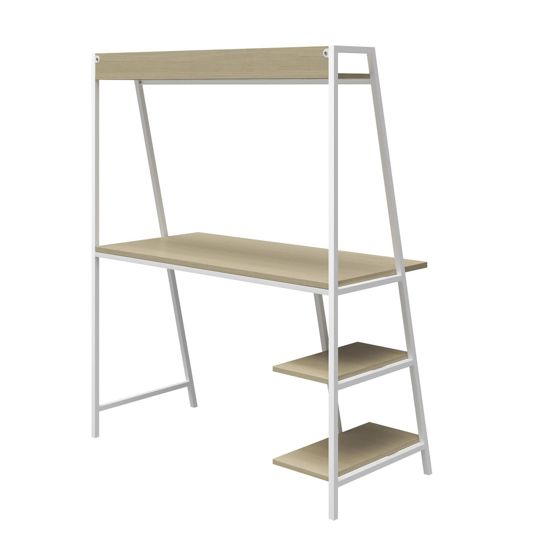 Bushwick style workspace furniture -  Pale Oak