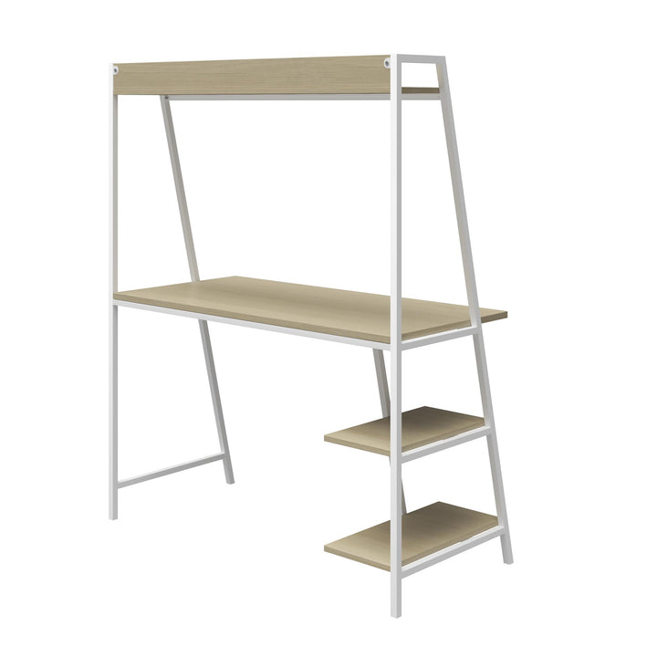 Bushwick style workspace furniture -  Pale Oak