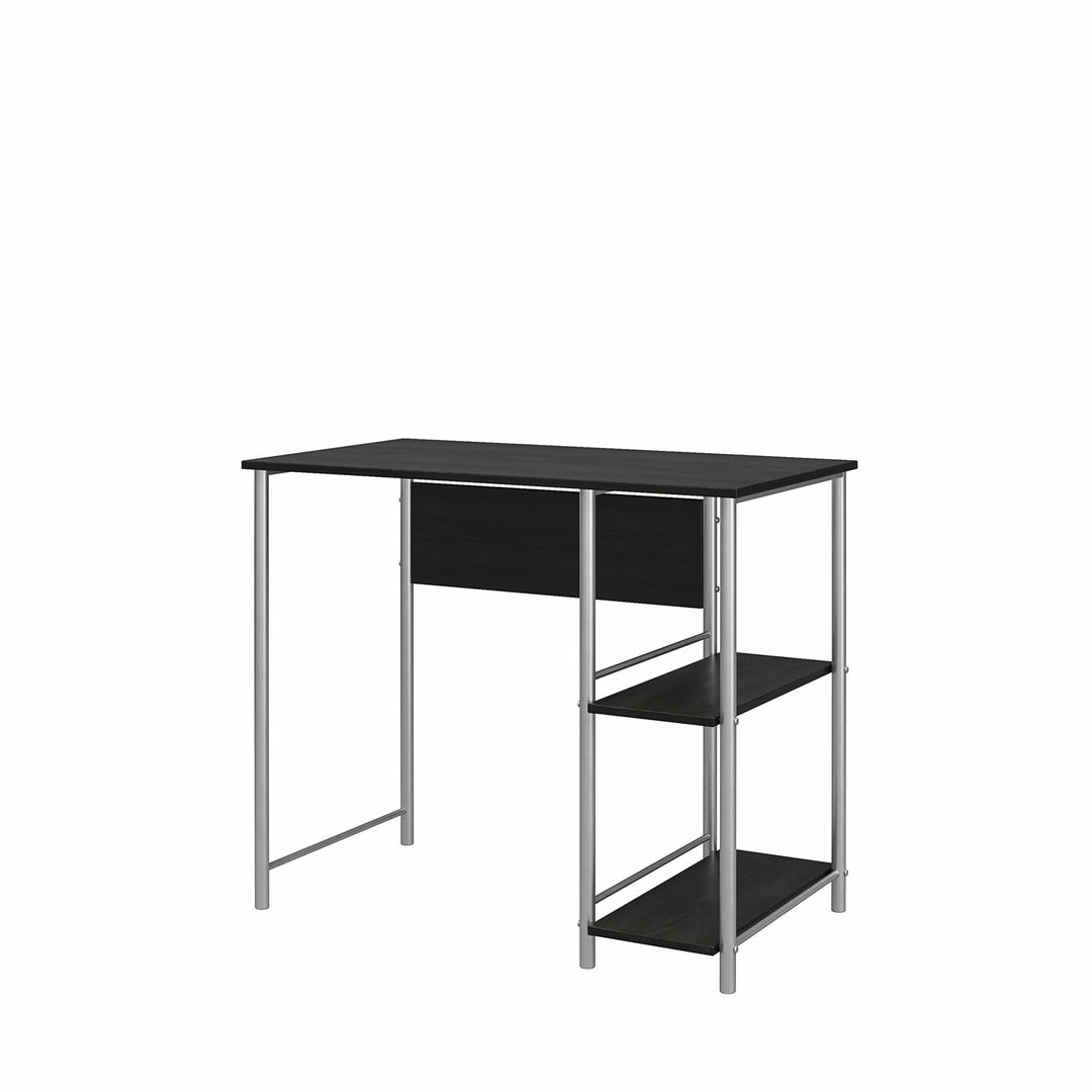 computer desk with storage - Black