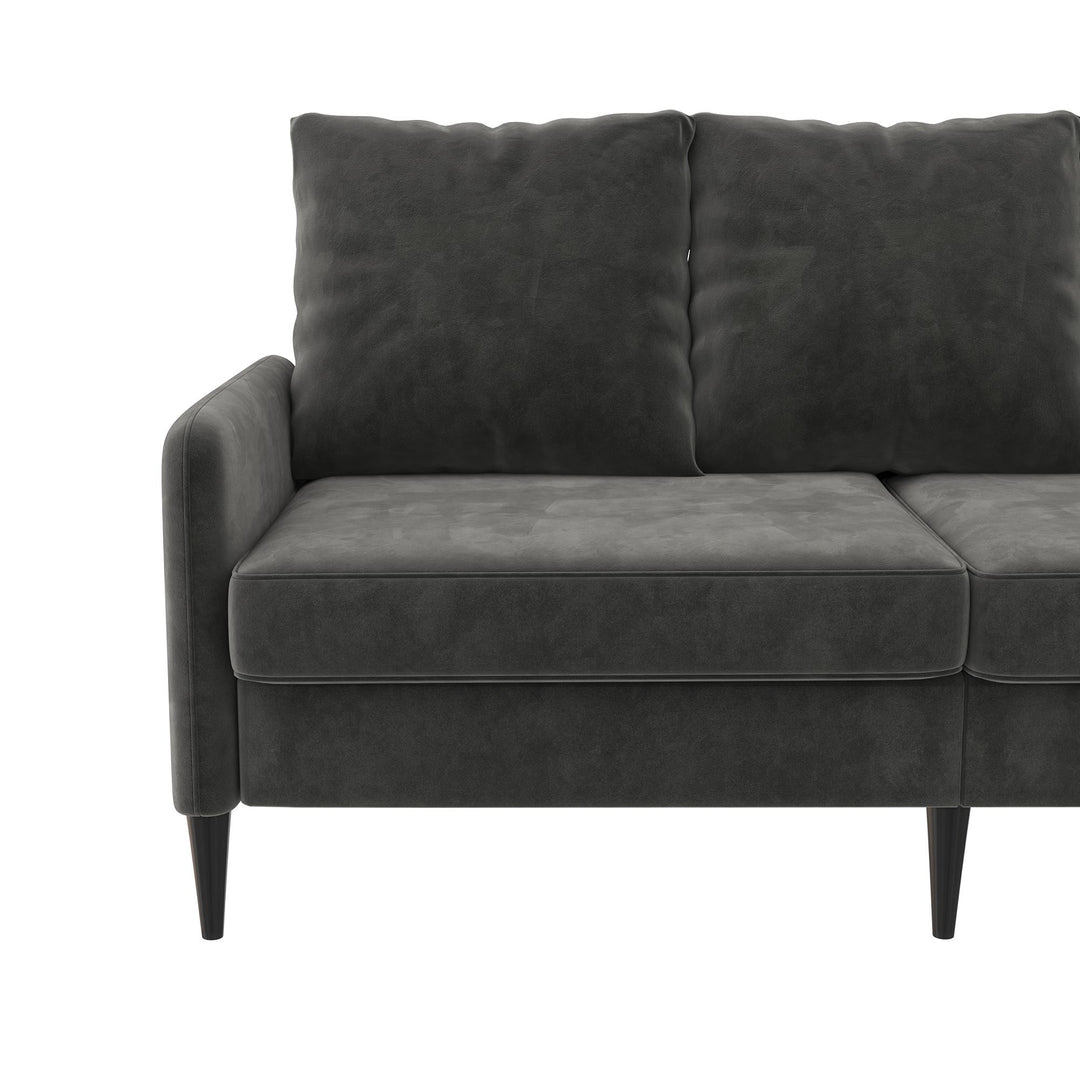 3-seater pillow back sofa - Dark Gray