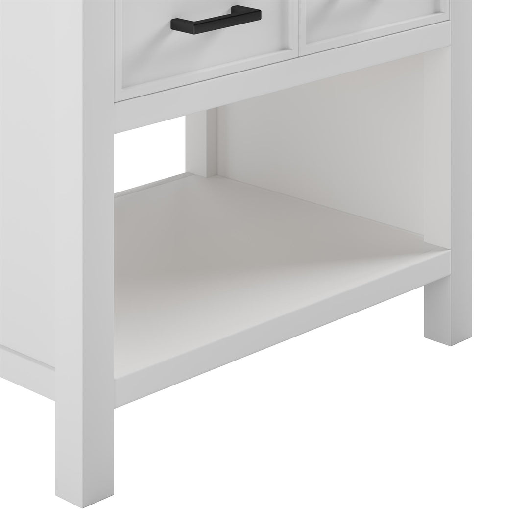 Maine 30 Inch Bathroom Vanity - White - 30"