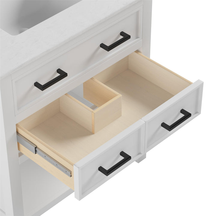 Maine 30 Inch Bathroom Vanity - White - 30"