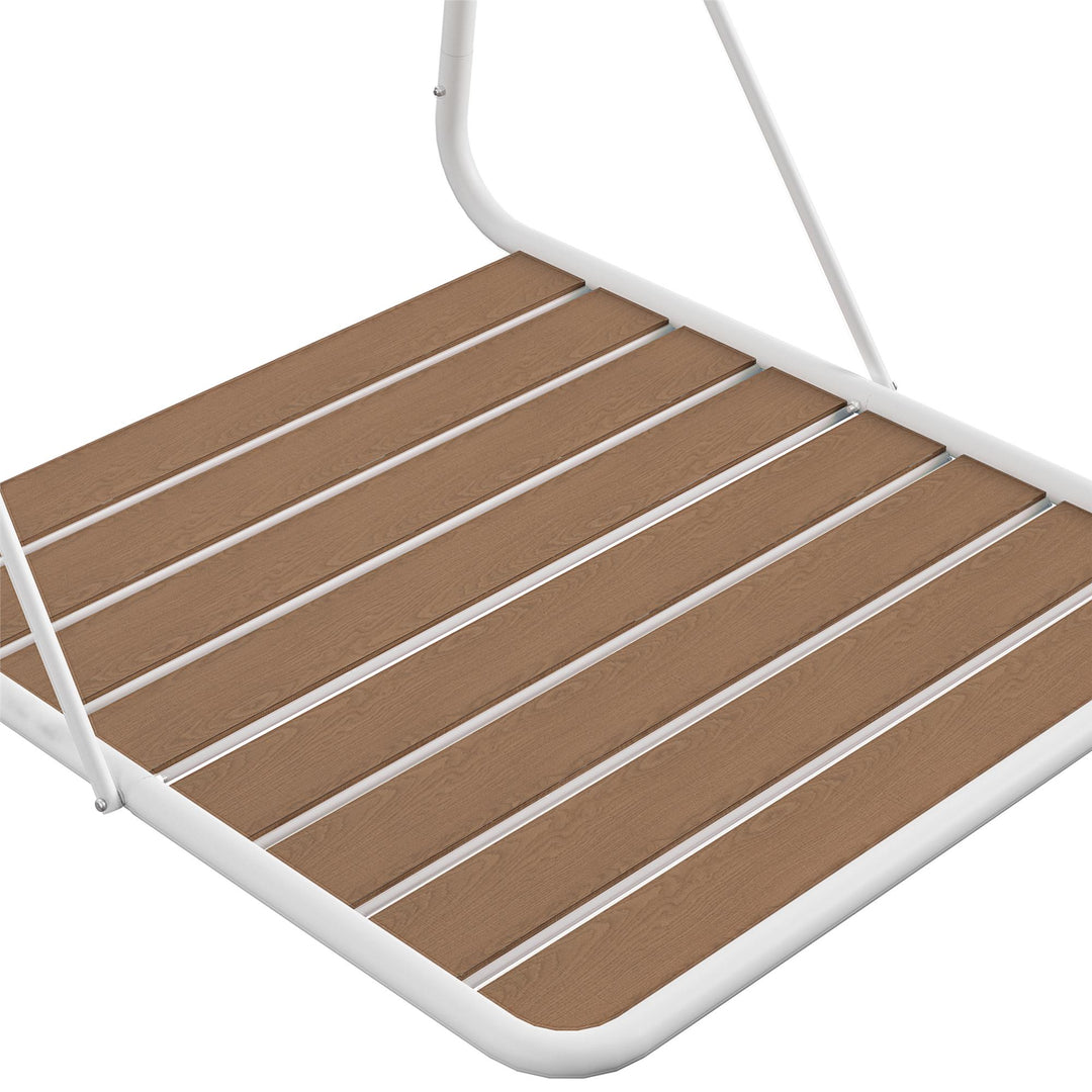 Waterfall bar shower for outdoors -  White 