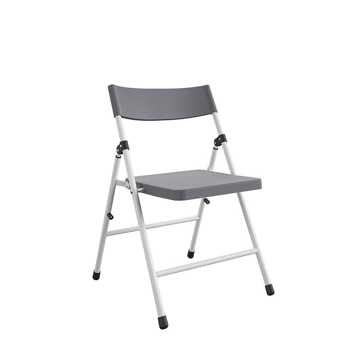 Best plastic folding chair for kids -  Cool Gray 
