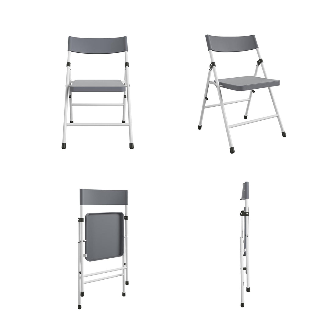 Plastic pinch-free chair set of 4 -  Cool Gray 