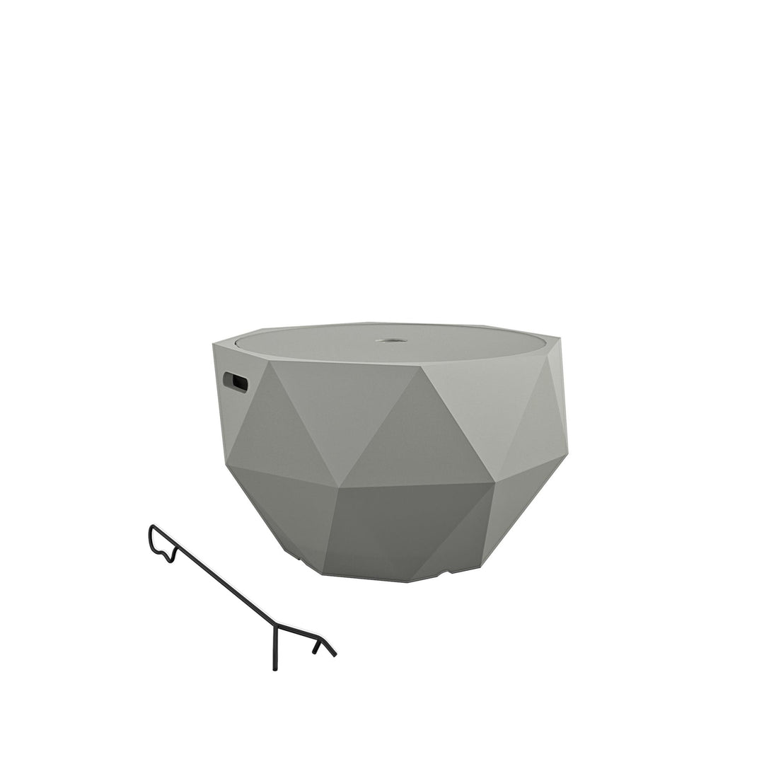 COSCO 25" outdoor fire solution -  Gray