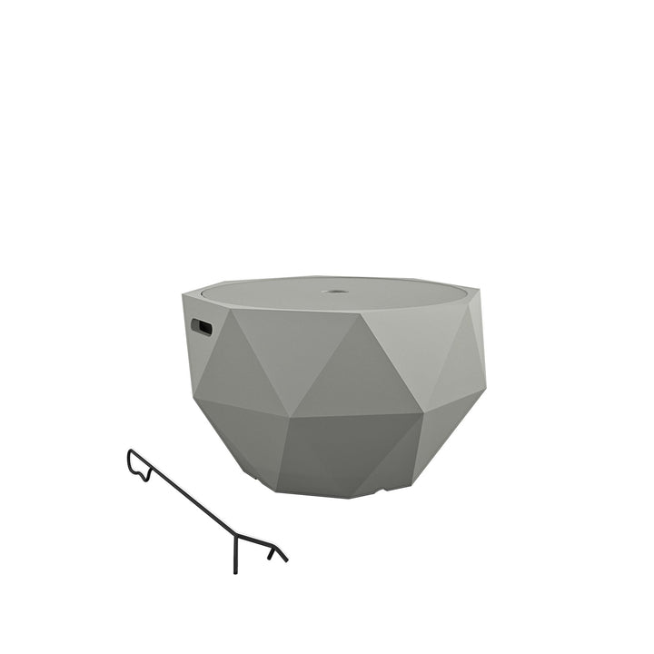 COSCO 25" outdoor fire solution -  Gray