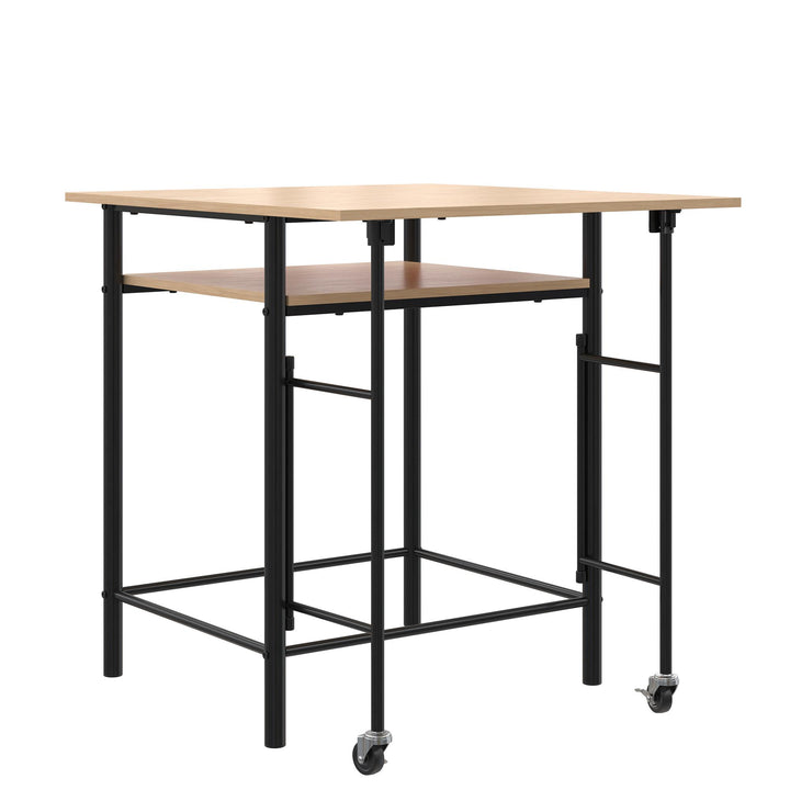 kitchen pub table and stools - Natural