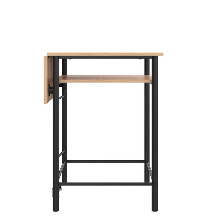 square pub table set - Natural