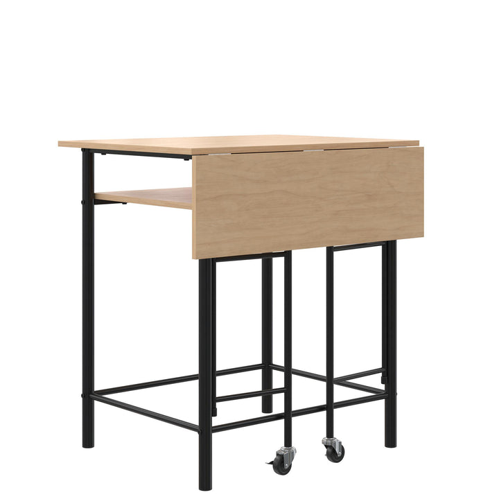 small square pub table - Natural