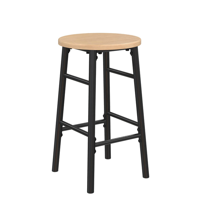 3 piece counter height pub table set - Natural