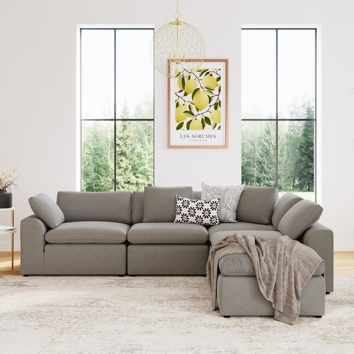 modular corner chair - Taupe