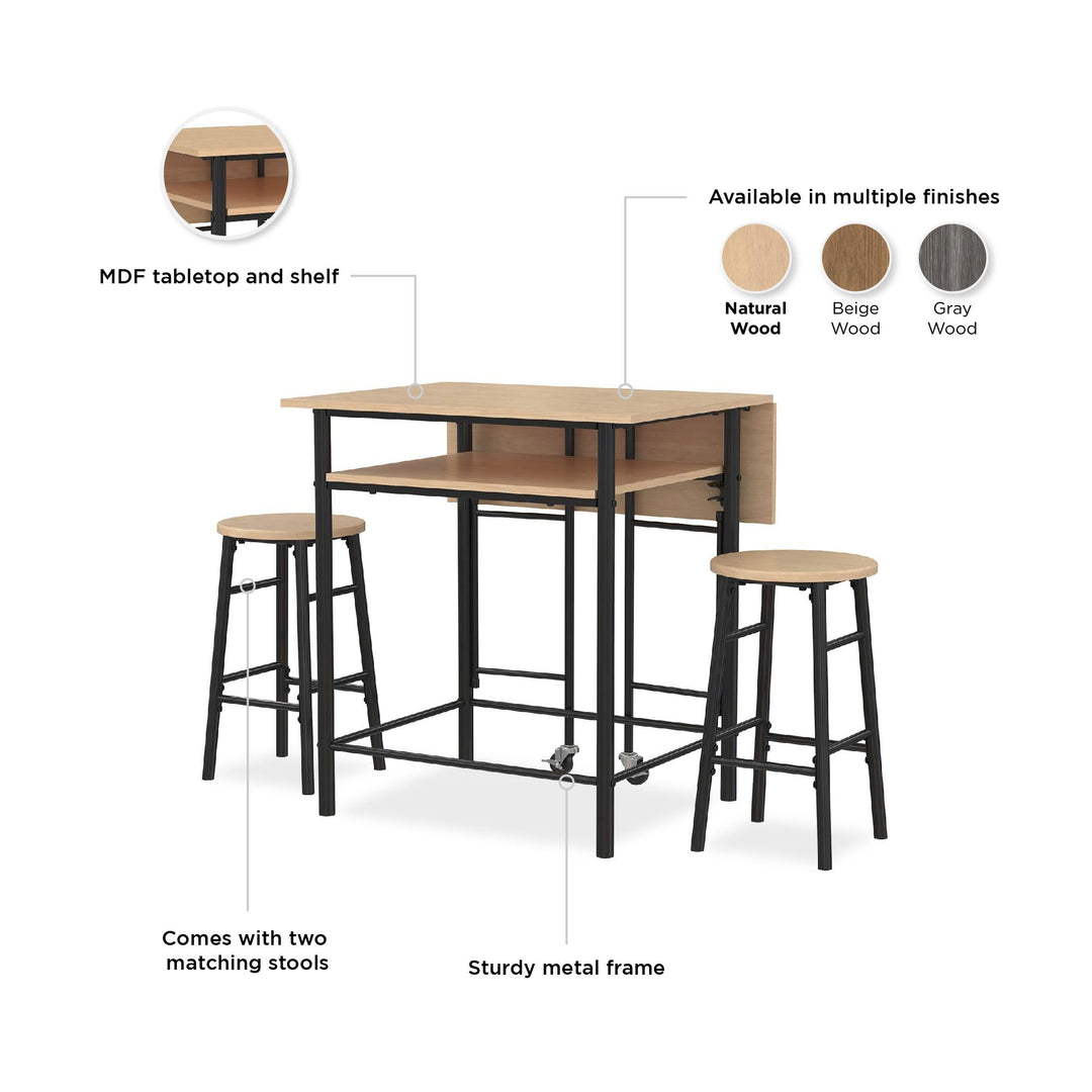 pub style kitchen table set - Natural