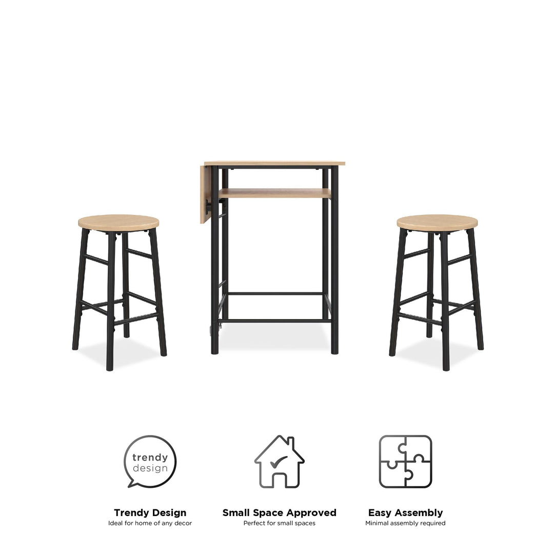 pub style dining room set - Natural