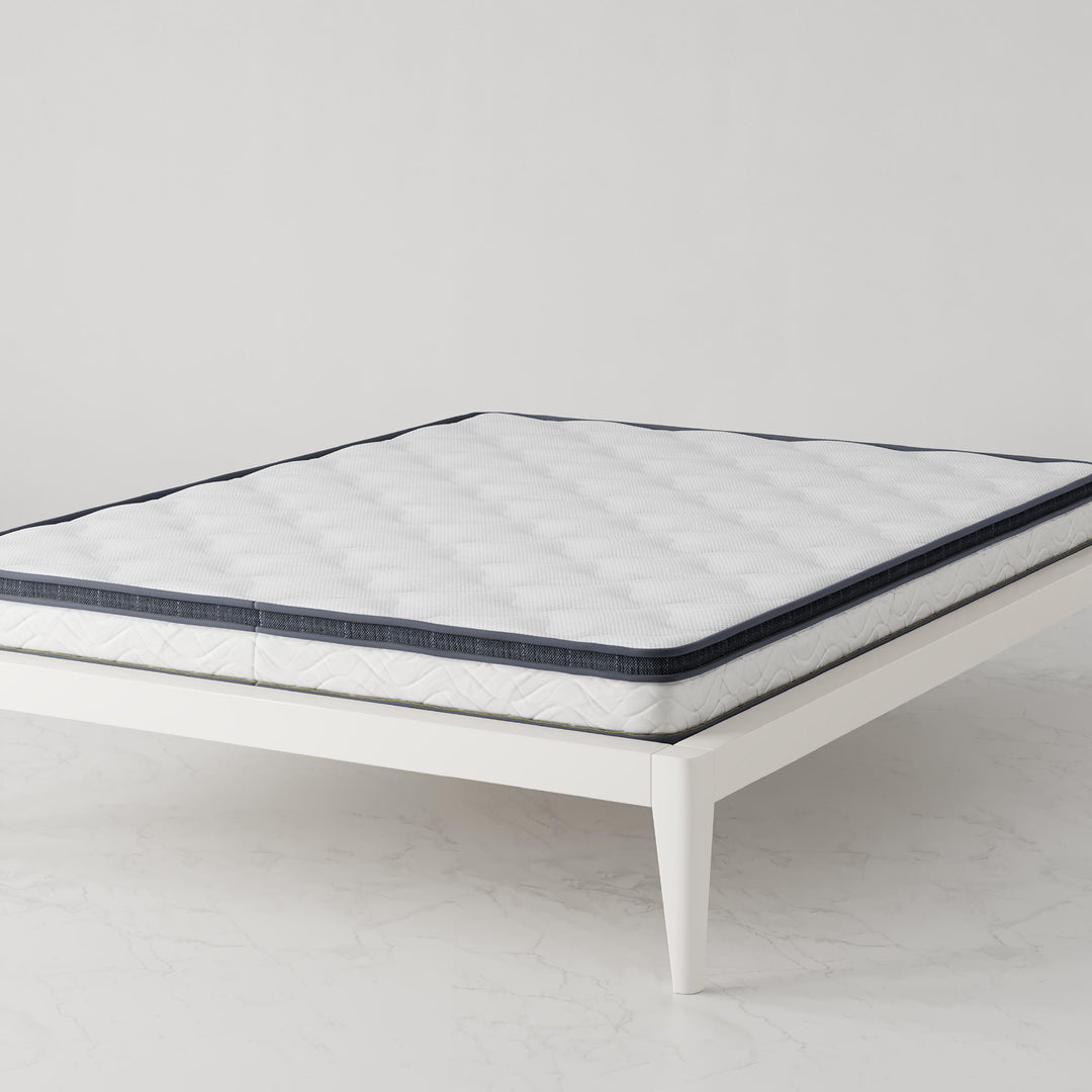 Gel memory foam and innerspring combo -  White - Full