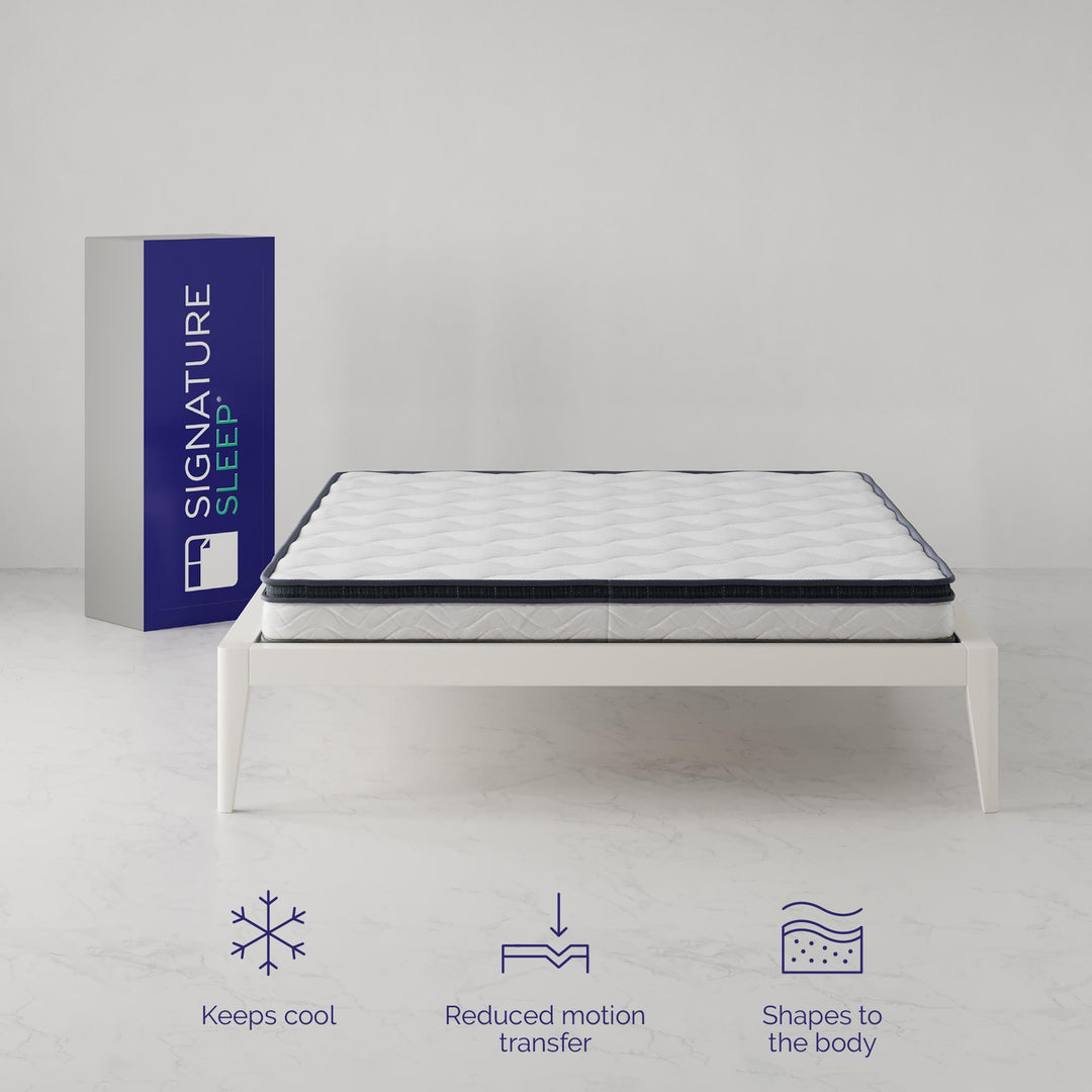 6" EuroTop mattress solutions -  White - Full