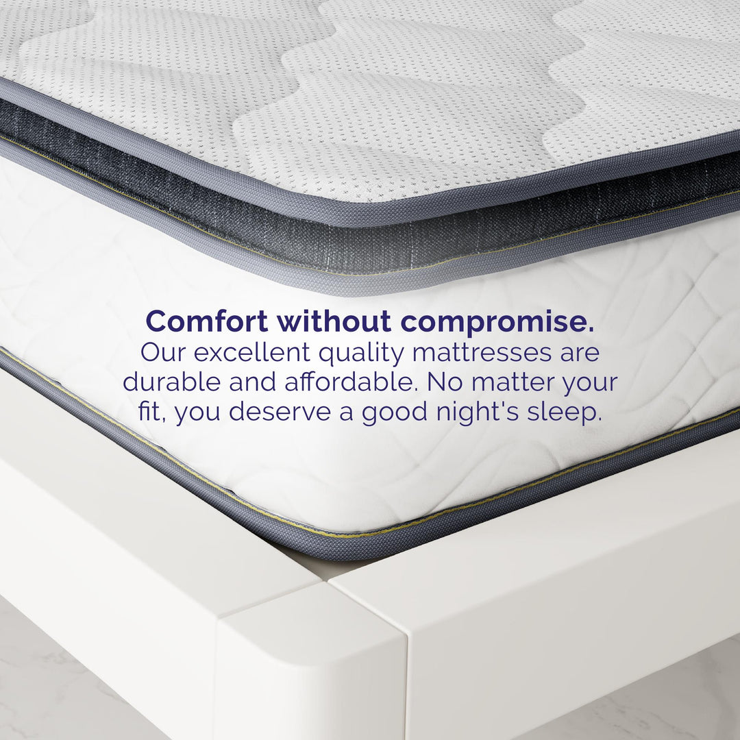 Essential design mattress -  White - Queen