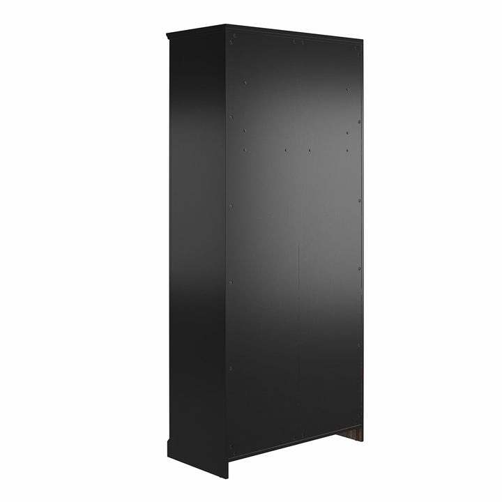 Entryway furniture with storage compartments -  Black