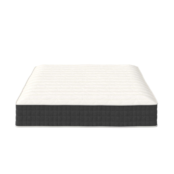Contour Comfort 12 Inch Tight-Top Mattress with Independantly Encased Coils - White - Queen