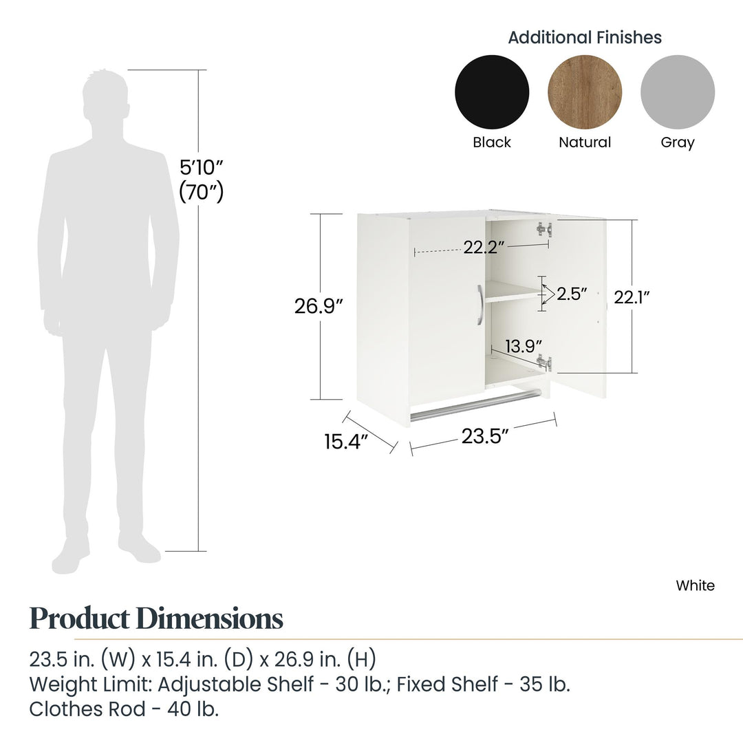 multi-functional wall cabinet - White