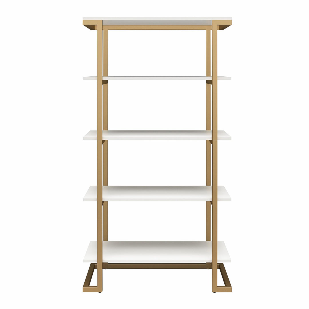 CosmoLiving by Cosmopolitan Camila 5 Shelf Bookcase  -  White