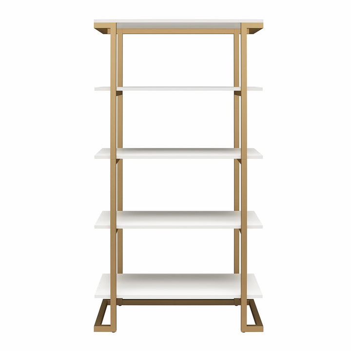 CosmoLiving by Cosmopolitan Camila 5 Shelf Bookcase  -  White