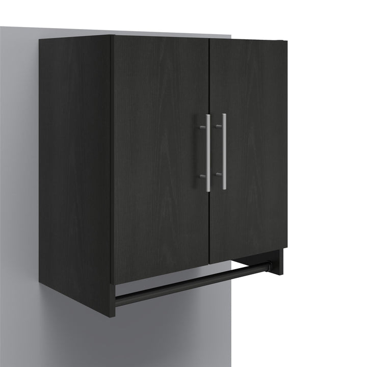 Camberly wall-mounted cabinet -  Black Oak