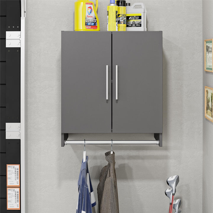 Storage with hanging rod design -  Graphite Grey