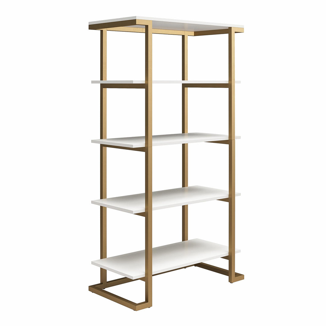 CosmoLiving by Cosmopolitan Camila 5 Shelf Bookcase  -  White
