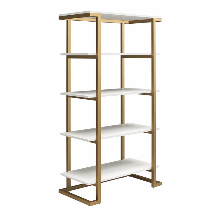 CosmoLiving by Cosmopolitan Camila 5 Shelf Bookcase  -  White