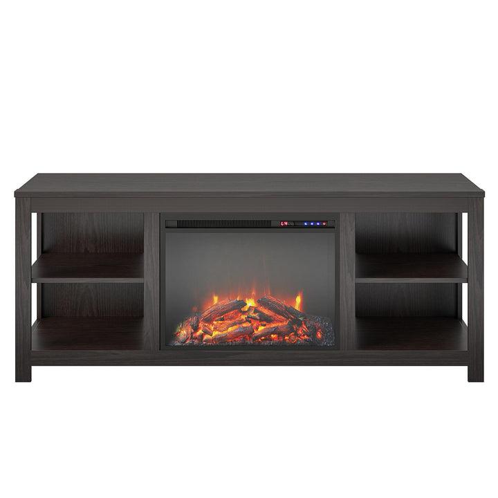 Melville Electric Fireplace Console TV Stand for TVs up to 74"  -  Espresso